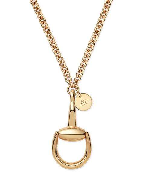 gucci horsebit necklace free shipping|Gucci jewelry horsebit collection.